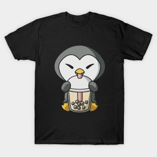 boba milk tea penguin T-Shirt